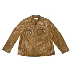 Caslon leather jacket
